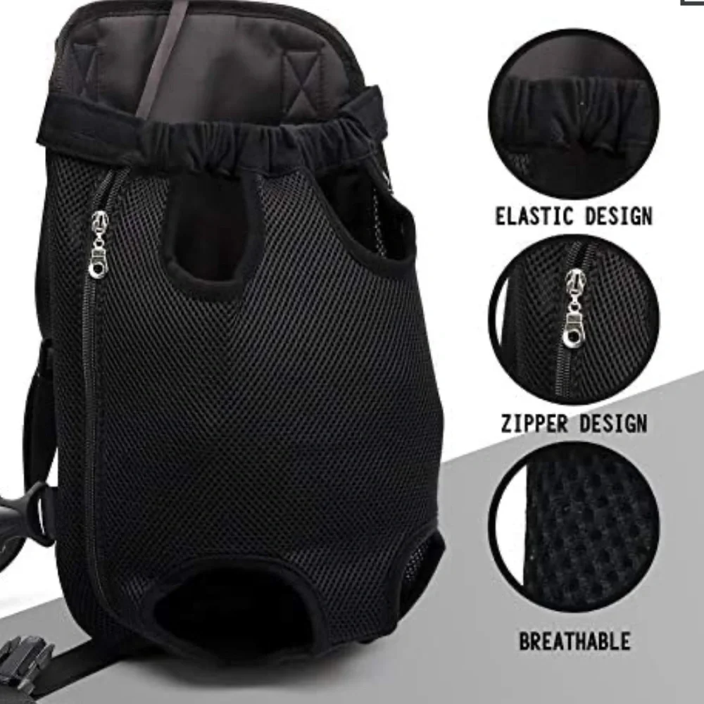 Portable Travel Adjustable Front Dog Backpack